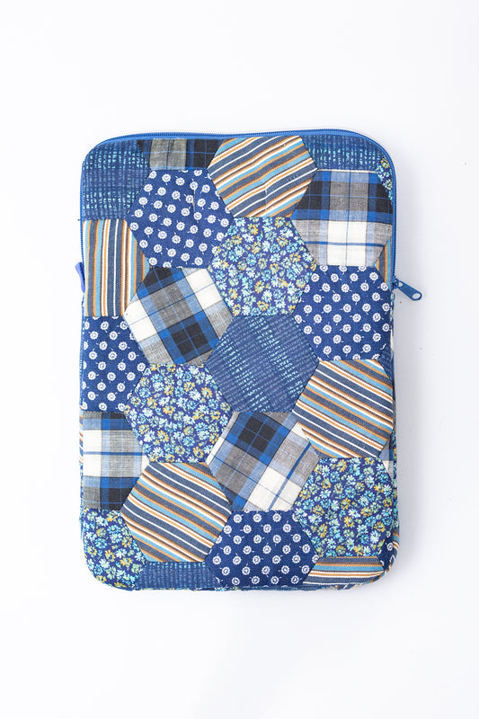 Nordic Quilt Couture - Laptop Bag Blue