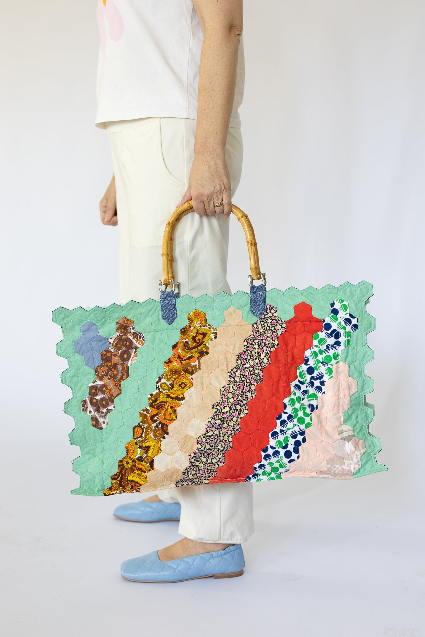 Nordic Quilt Couture - Summer Turquoise Bag