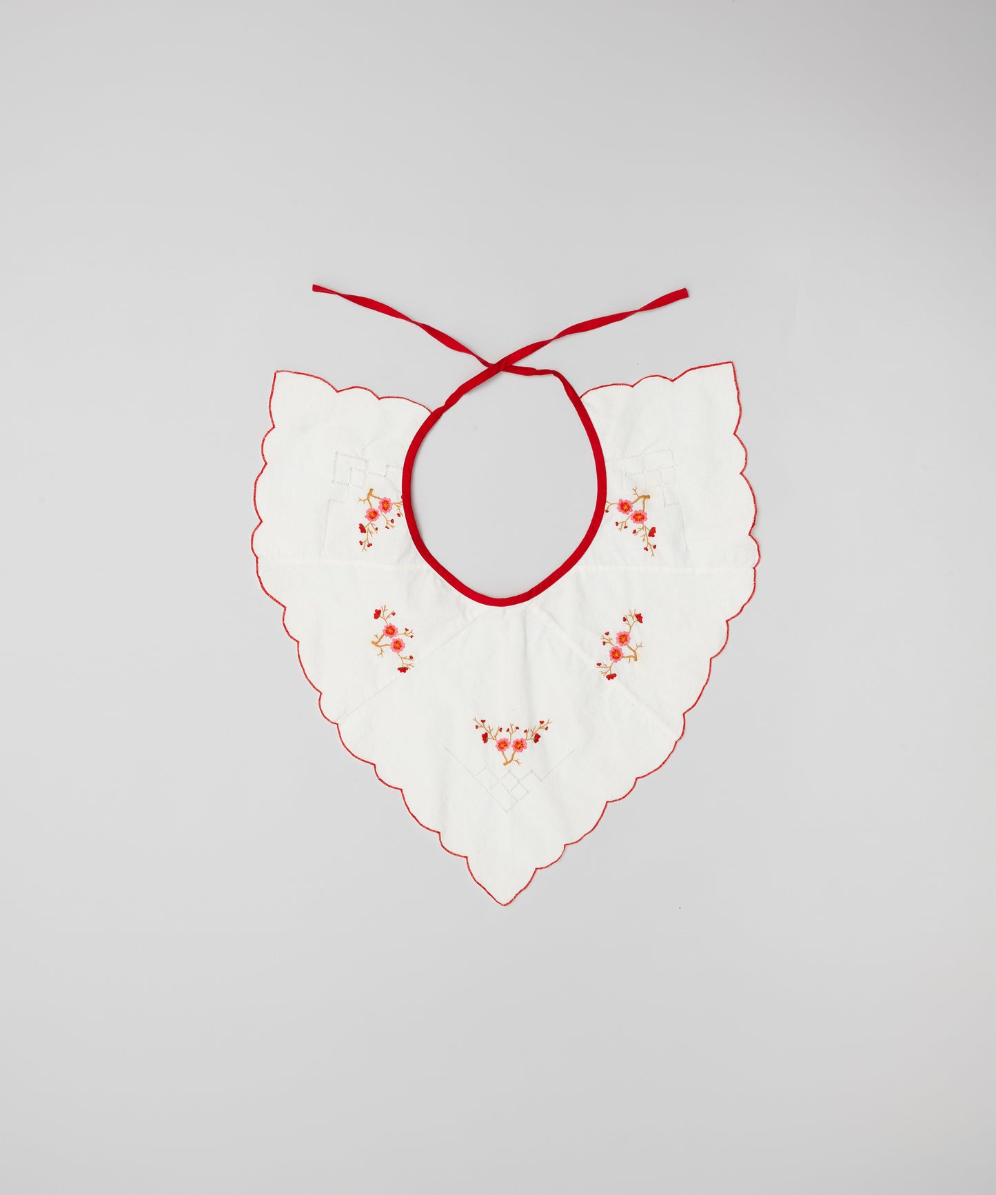 Collar With Red Ribbon