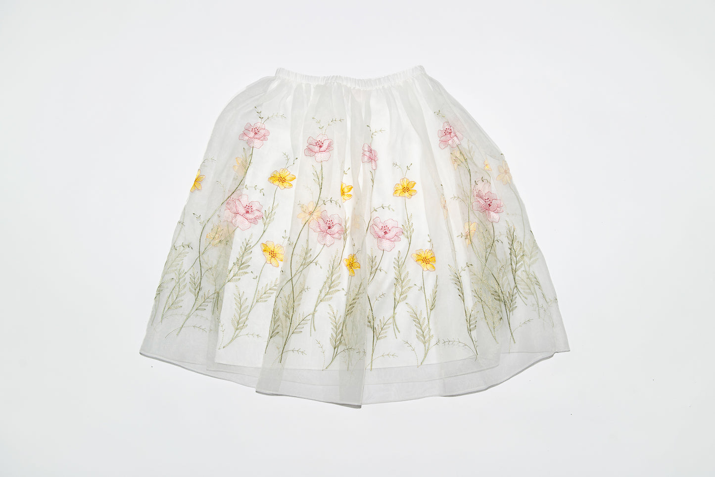 Floral Organza Skirt